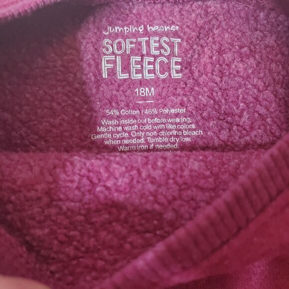 Infant Toddler Girl 18m 6 Piece Sweatshirt & Dress Fall Winter Clothing Bundle - Picture 6 of 11